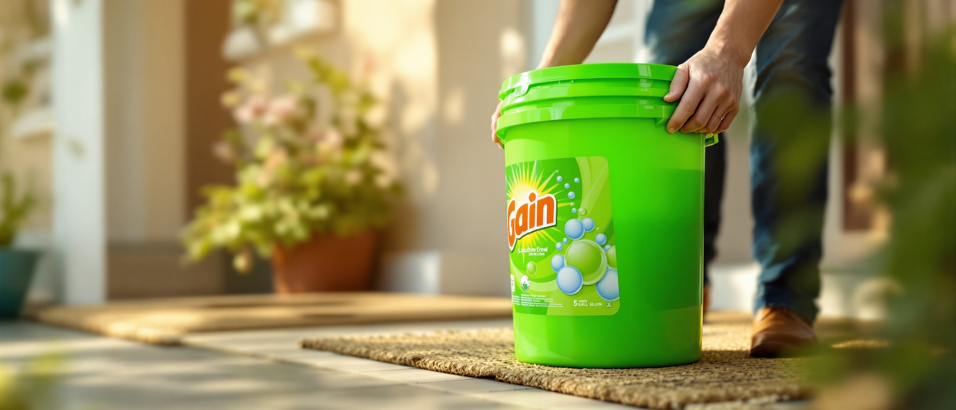 Professional cleaner working in modern office